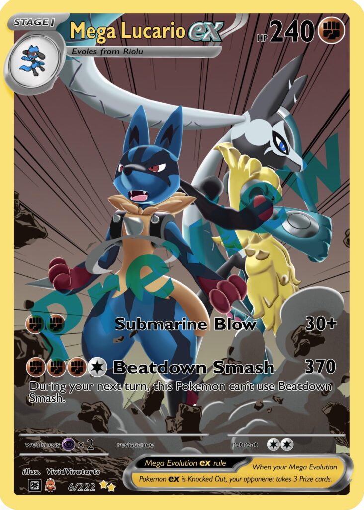 (OC) Mega Luario's custom card - vividviratarts