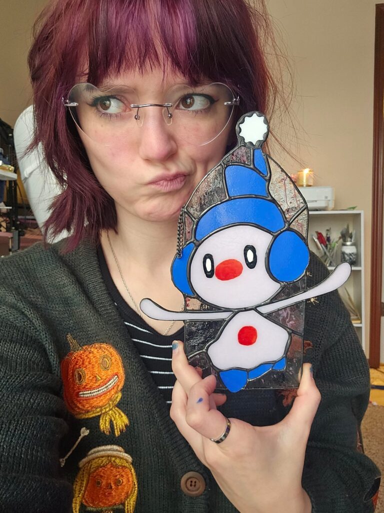 Mime jr. Stained Glass