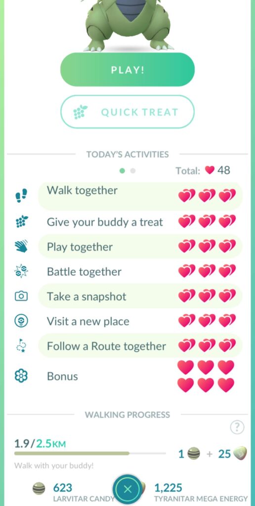 I think this gotta be the most hearts your buddy can get