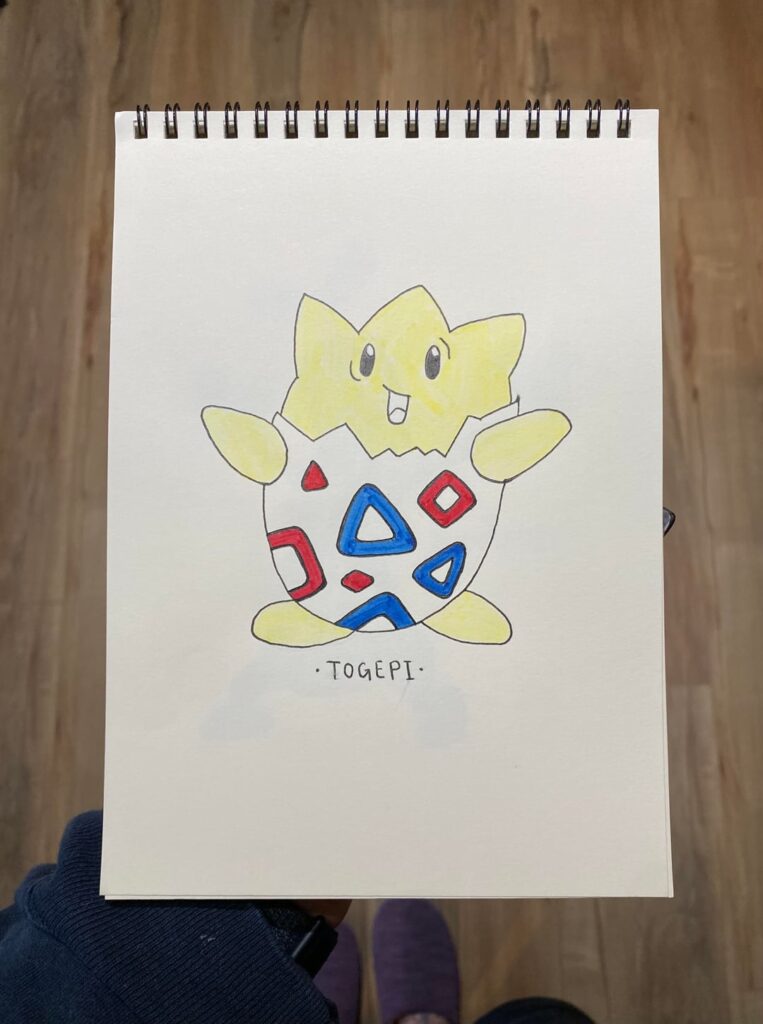first time drawing Pokémon! (…and first time drawing)