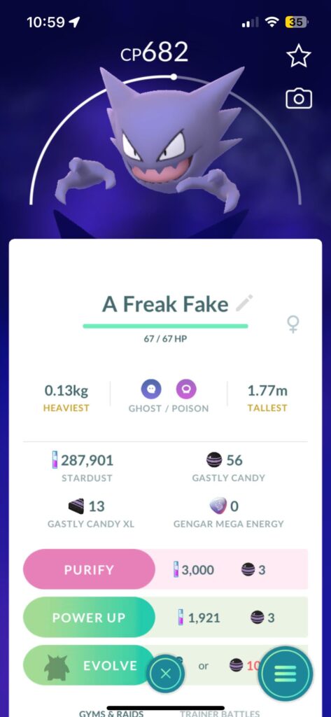 Why’s my shadow Haunter not shadowing?