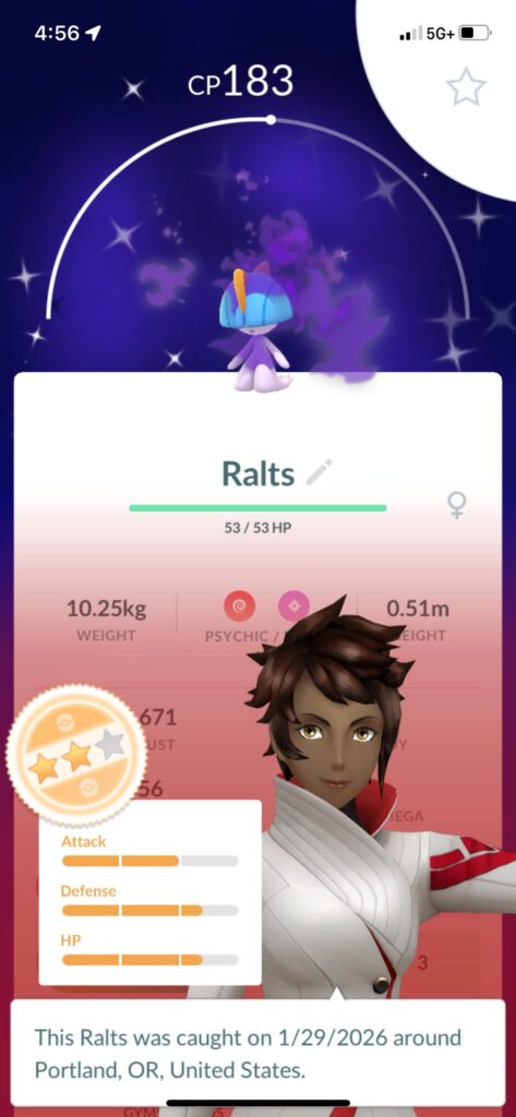 Caught my first shadow shiny