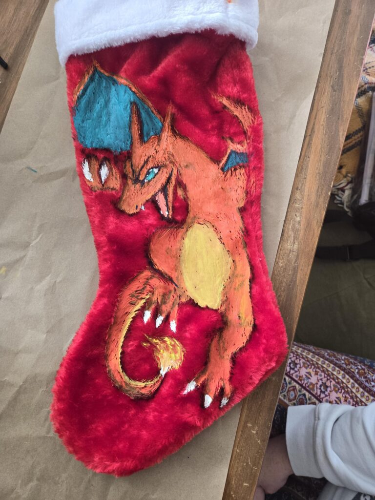 Wife made a hot stocking