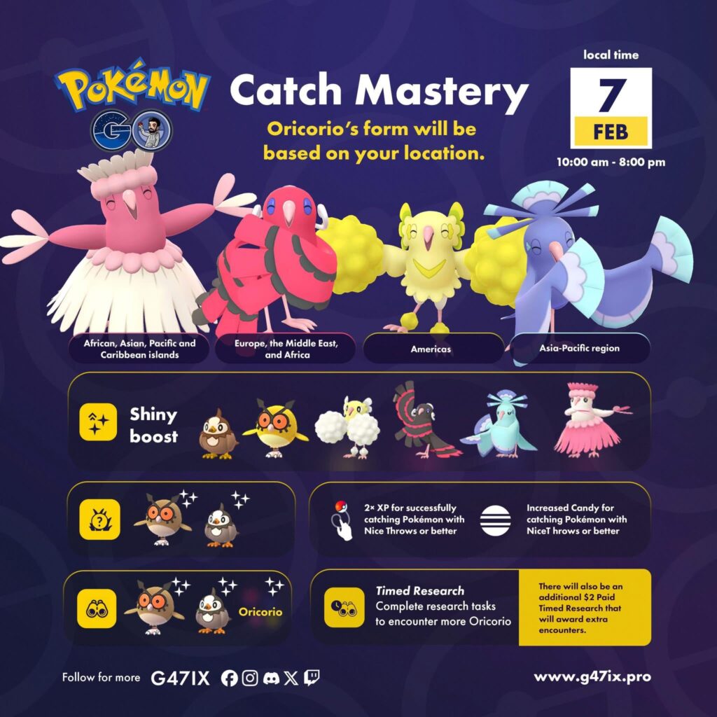 Catch Mastery - Oricorio