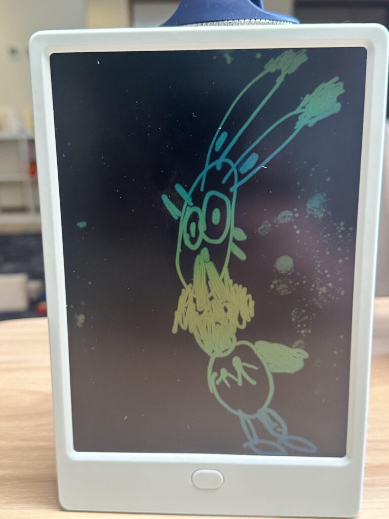 My five year old's first attempt at drawing her favourite.