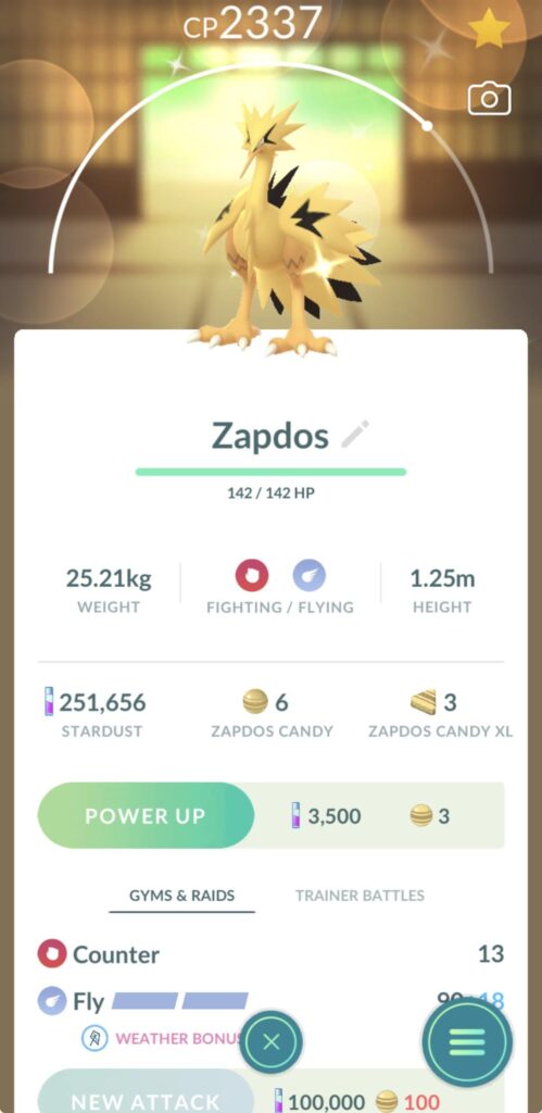 I got my first ever ZAPDOS