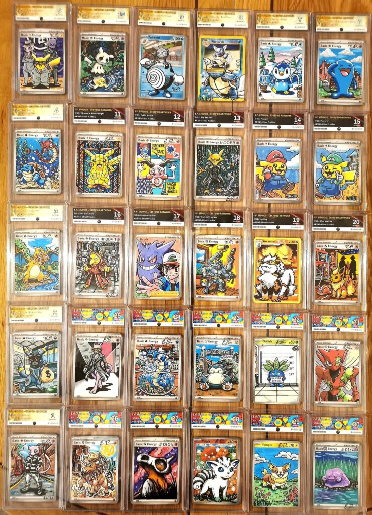 I may have gone a bit far with this Pokémon energy art series… (21–30)