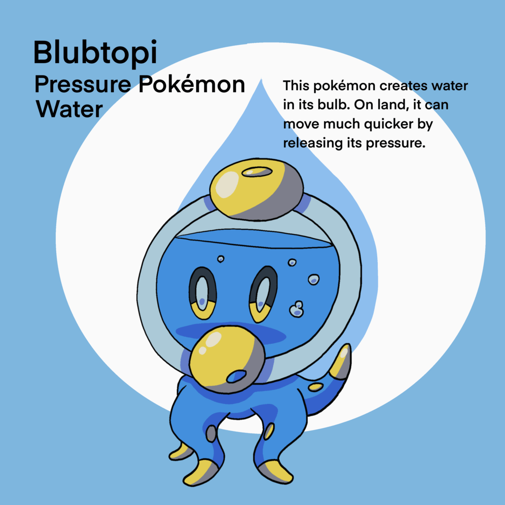 My water starter - Blubtopi (new design)