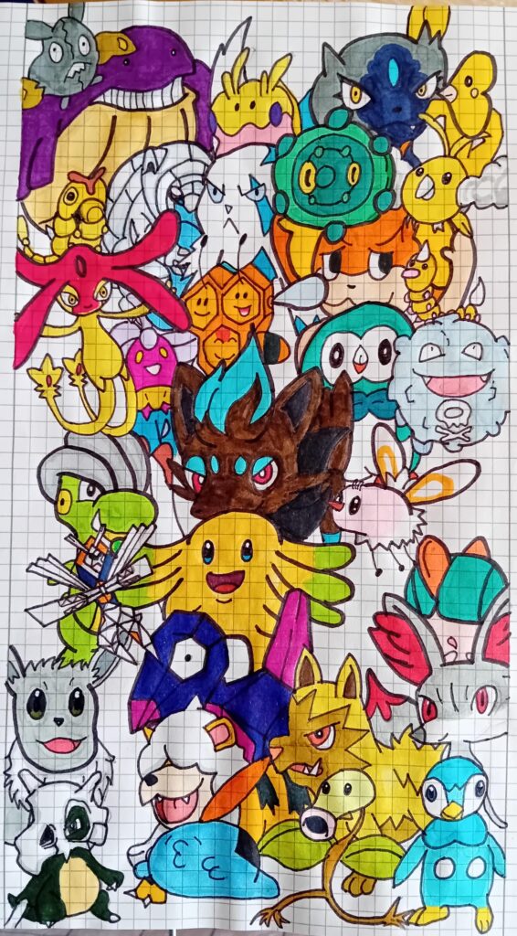My sister drew me some of the shinies that I've caught