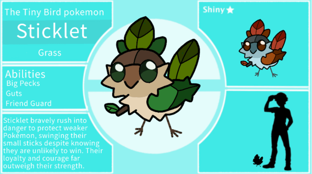 Finished redesigns for two of my old fakemon