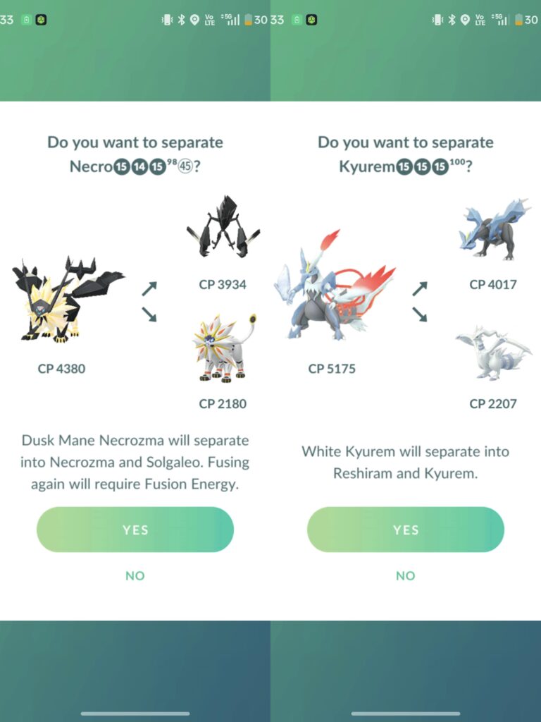 This is pretty shady of Niantic/Scopely tbh (fusions)