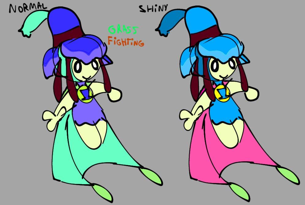 Hijiero, A mythical Pokémon for my fangame