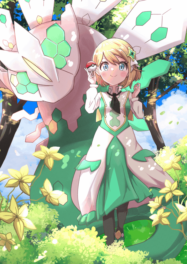 Serena with Shiny Zygarde (Rono)