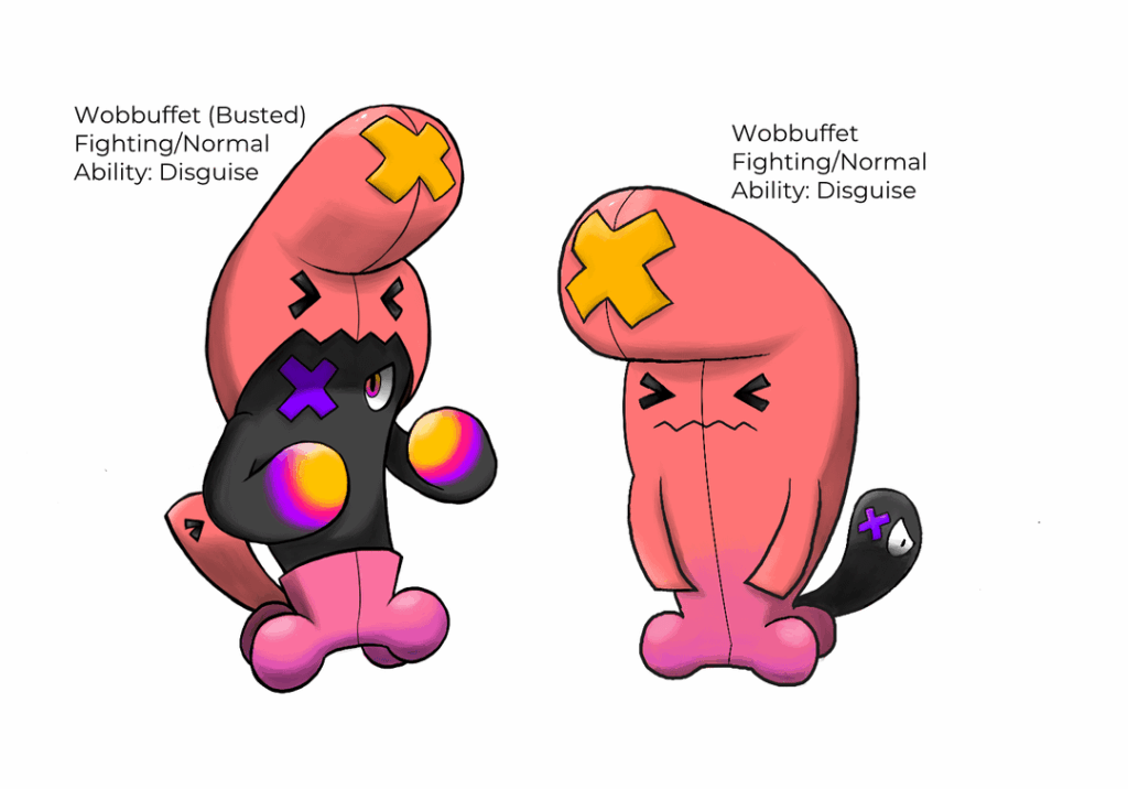 My idea for a regional form of Wobbuffet