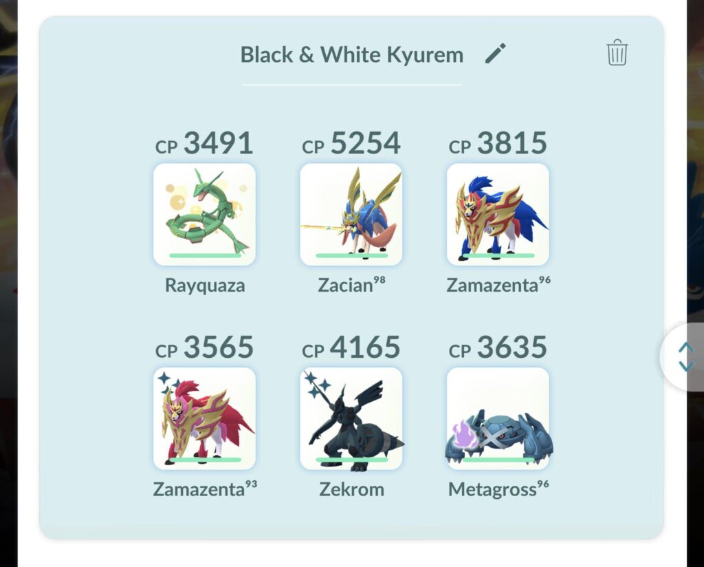 Show Me Your Prepped Team For This Upcoming Kyurem Fusion Raid Day! (You can also leave some move-sets you have for your team.)