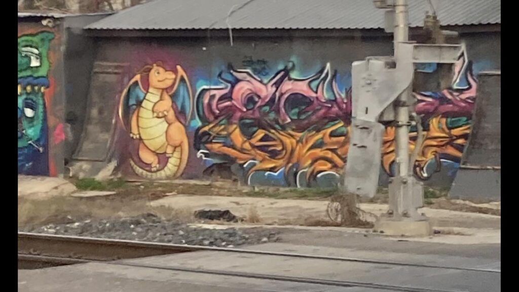 Dragonite graffiti