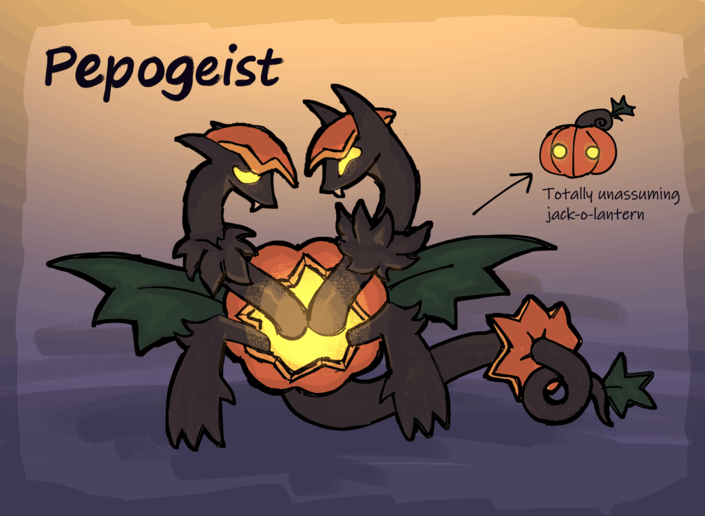 Pepogeist - Pumpkaboo evolution reimagined
