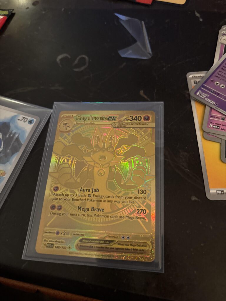 Mega Lucario Gold (holy shit)