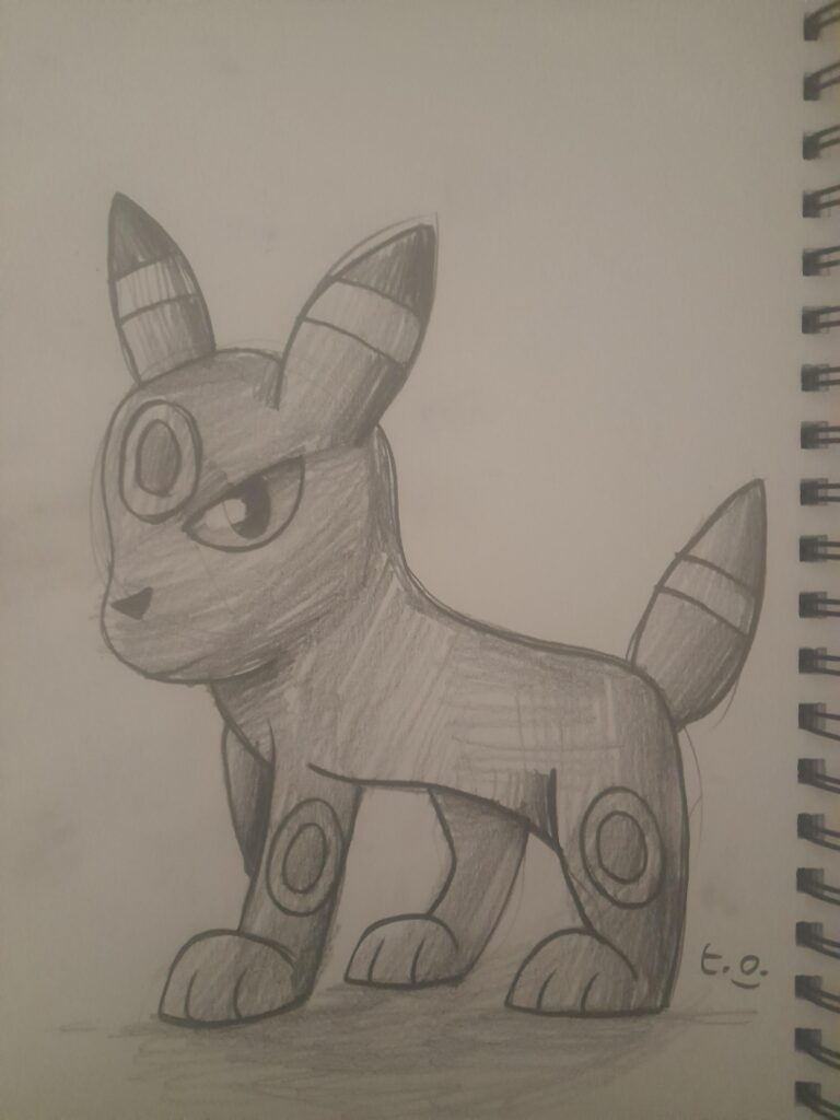 My sketch of Umbreon