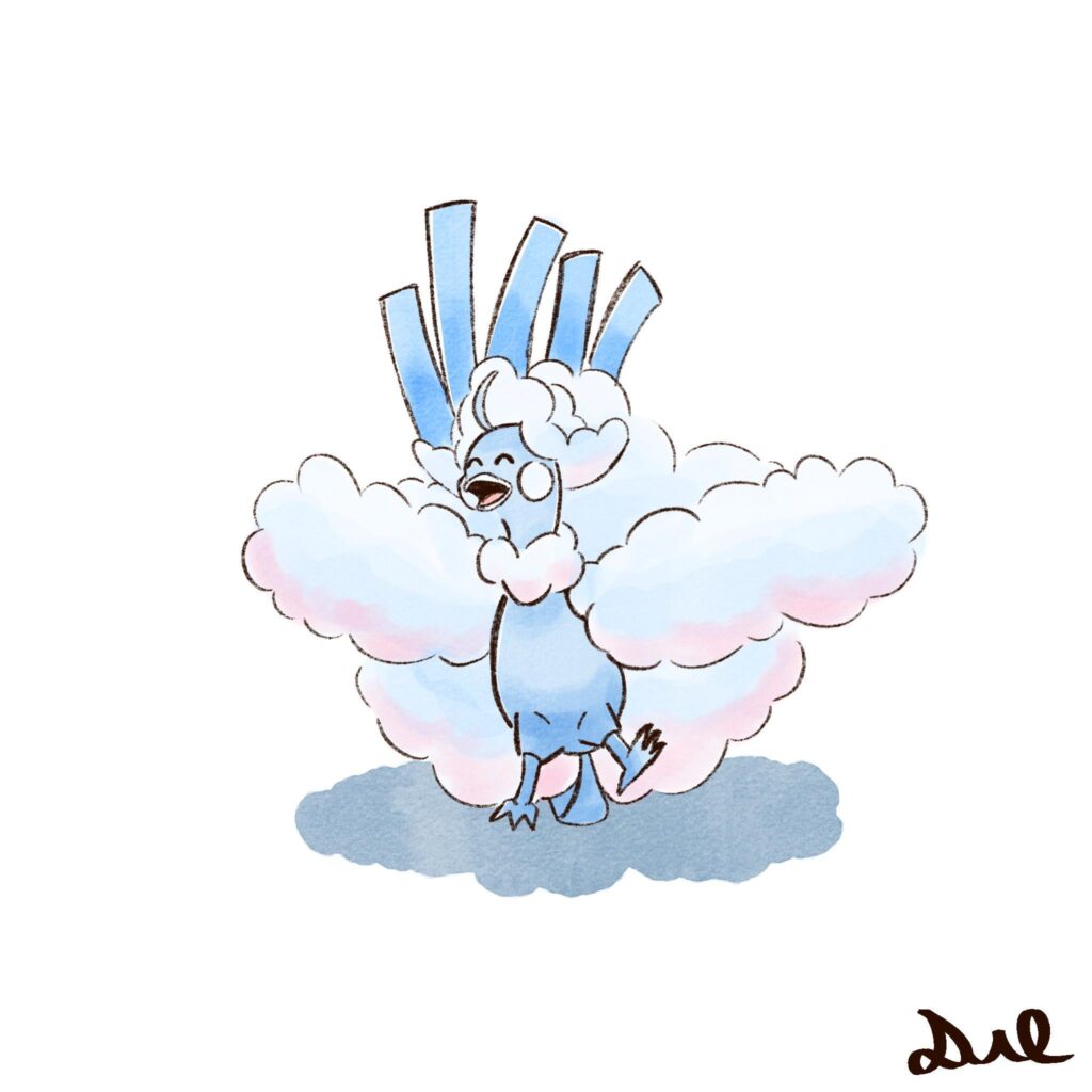 Little drawing of mega alteria I made