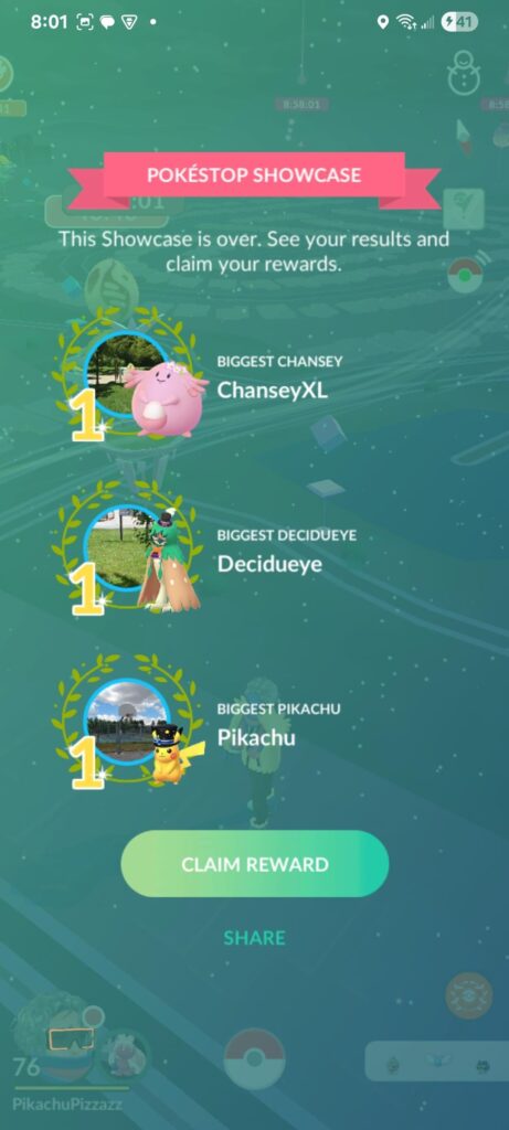 Winter storm helped me with all 3 showcases today