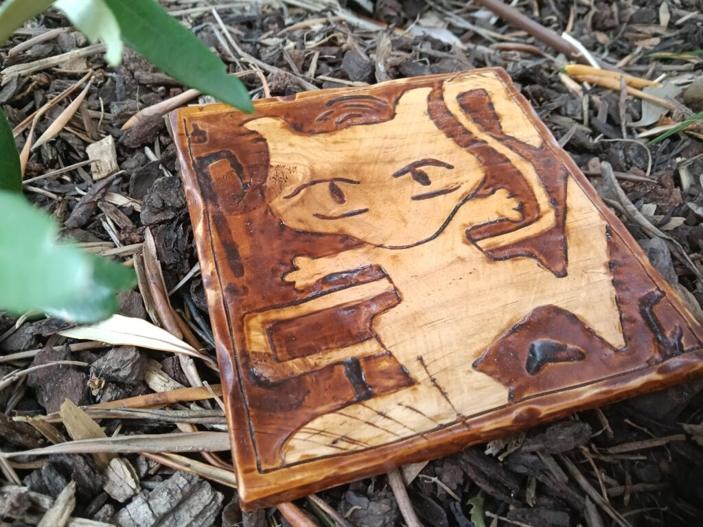 Little wall hanging I carved