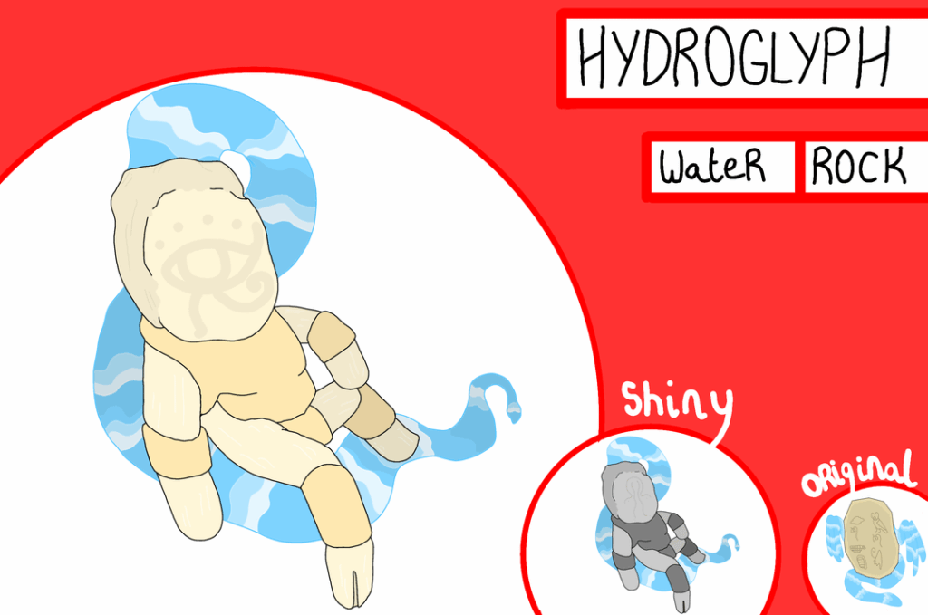The last two Pokemon, and the rarest of the Desert encounters- one with a history, and one with a legend! Reintroducing Hydroglyph, and introducing Haloghas!