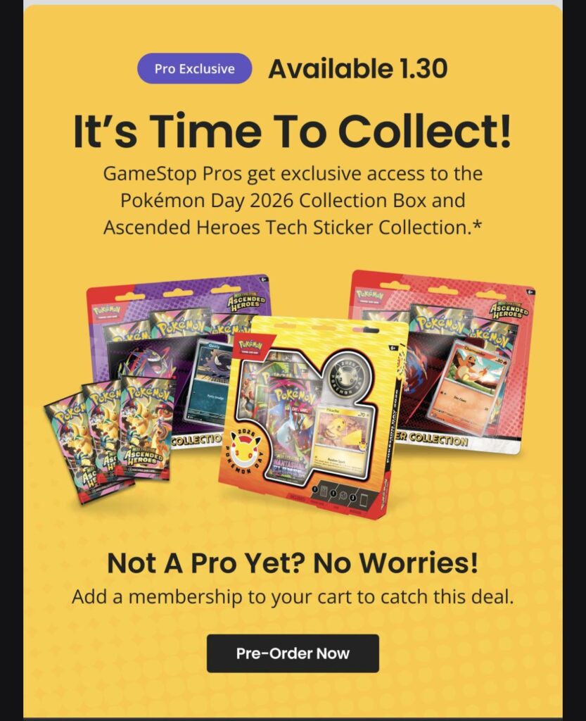 Ascended Hero’s GameStop