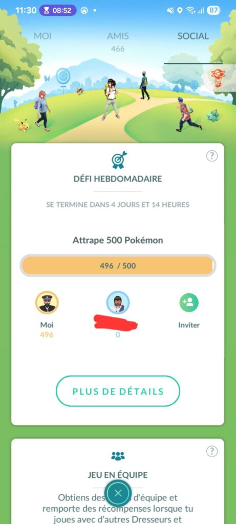 Weekly challenge (catch 500 pokemons) is broken on January the 1rst