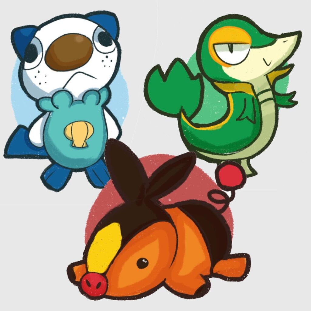 Gen 5 and Gen 4 Starters!