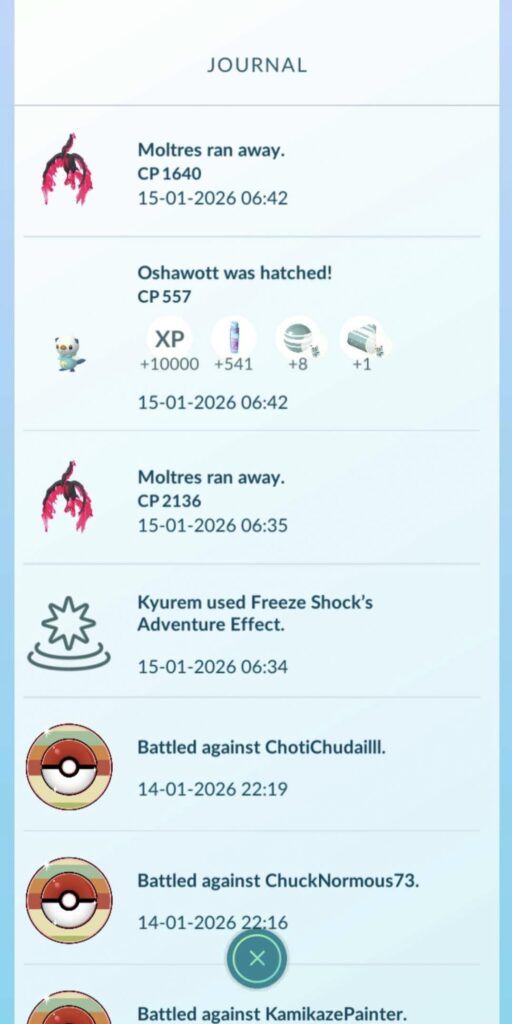 Now this is getting more and more frustrating.Doing everything right and still losing hurts the most.( Freeze Shock + ultra ball+ golden razz berry+ excellent throw+ curveball )..Niantic said: ‘You can look, not touch.’