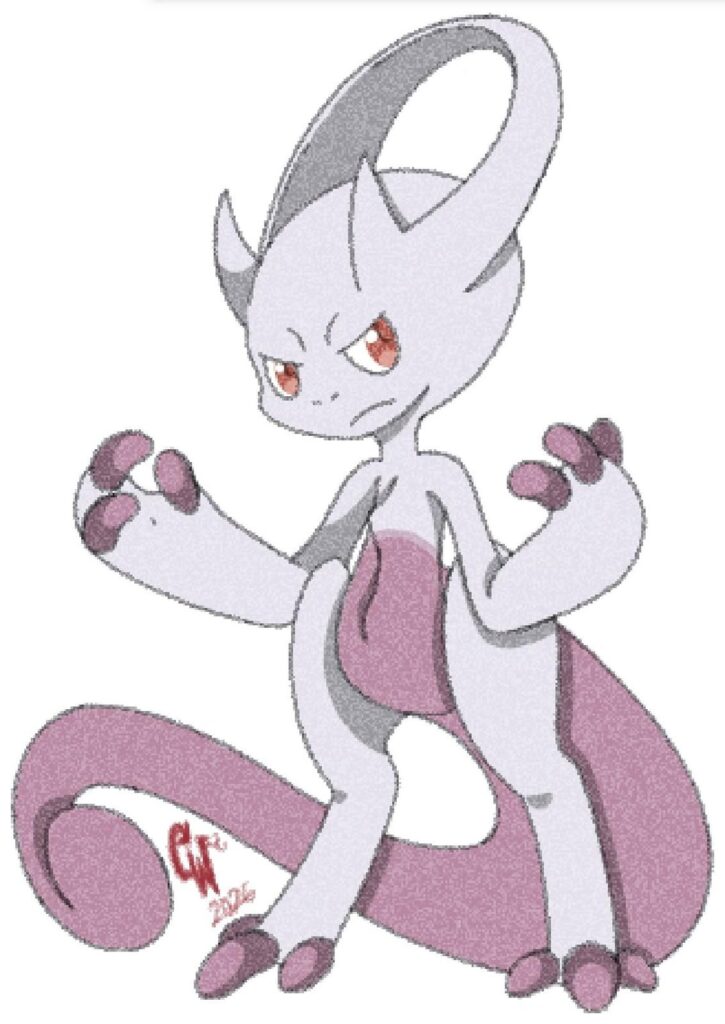 I drew Mega Mewtwo X and Y! Whaddya think?