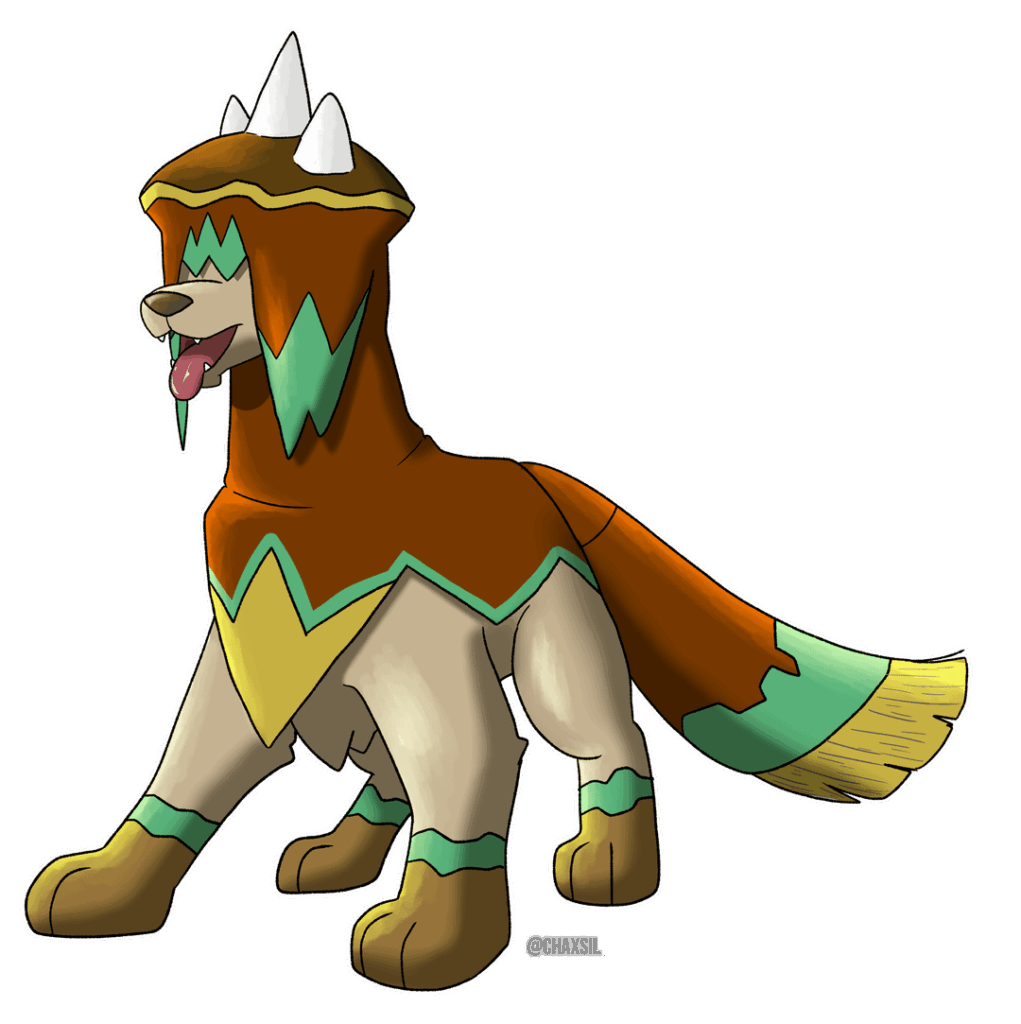 Dircanis excavator dog Pokémon