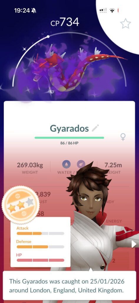 Shiny & shadow Gyarados