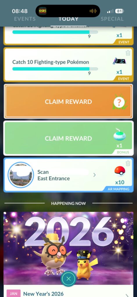 January 1st and I’ve been unbanned from the scan stop tasks 😅