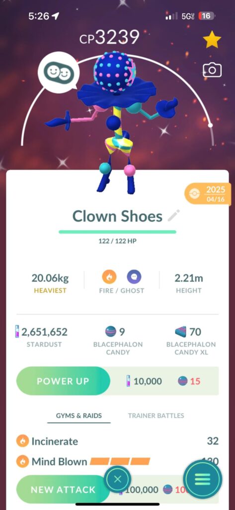 Can Smeargle learn Mind Blown?