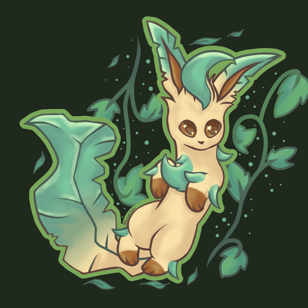 Leafeon commission I did :)