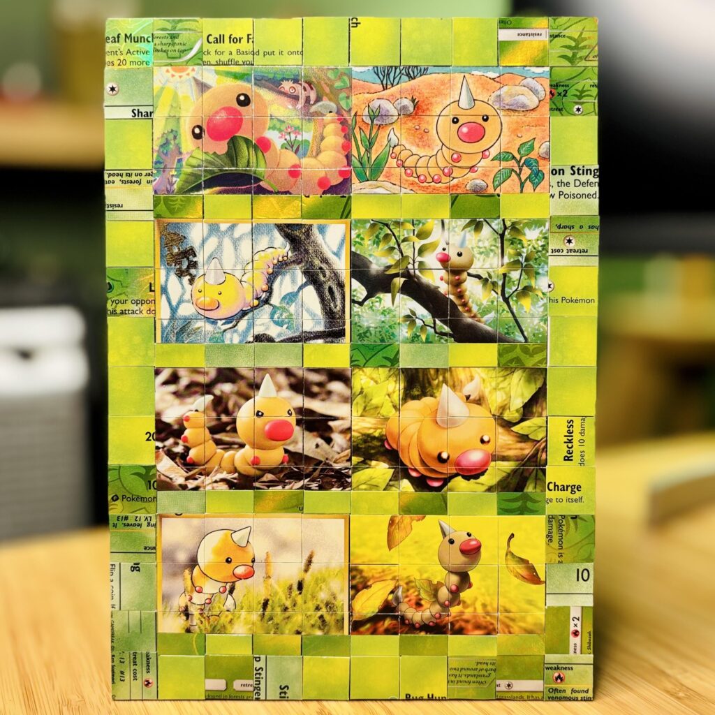 New Pokémon Mosaic commission for a Christmas gift 🎁 All Weedles!