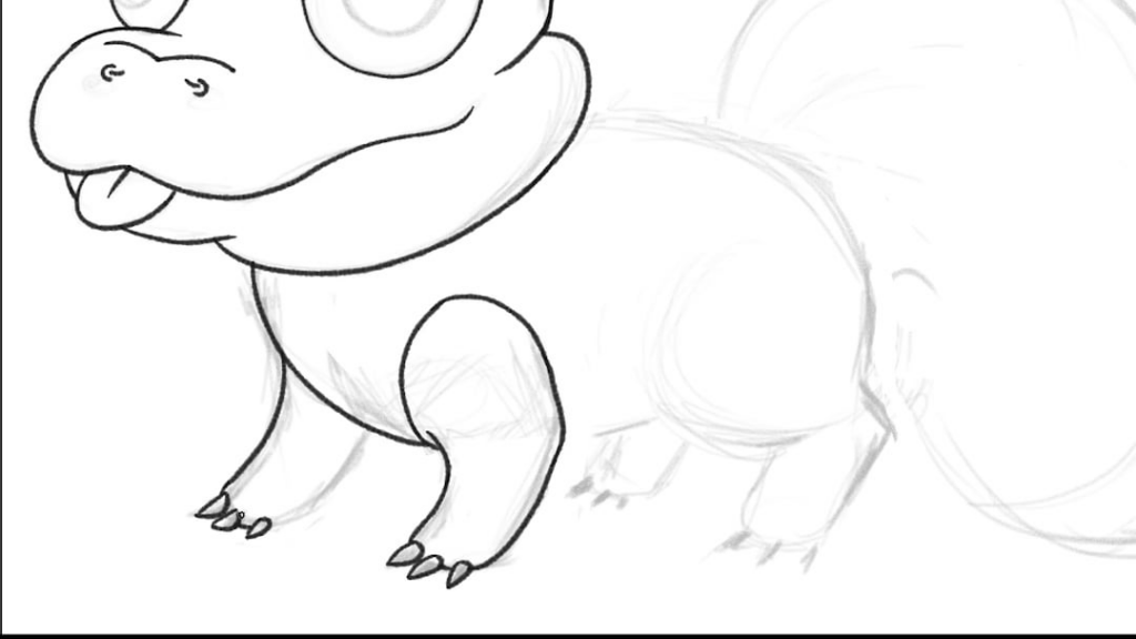 Watch me drawing a Sandreon