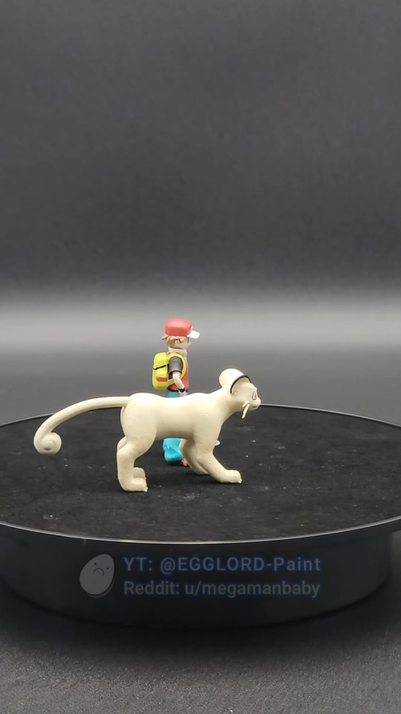 (Day 22) All Pokémon to Scale #0052 - #0053 (Meowth, Persian)