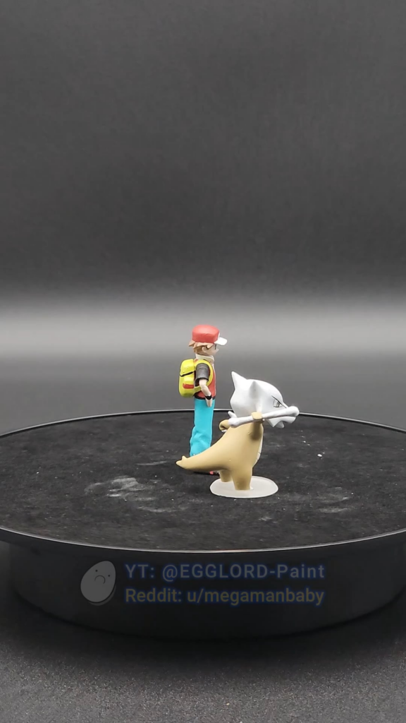 (Day 45) All Pokémon to Scale #0104 - #0105 (Cubone, Marowak)