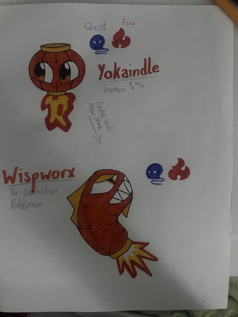 Made a lantern Pokémon native to Kanto. Im making new Pokémon for old regions that don’t have much of a specific type. I’d like some good ideas.