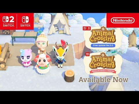 Animal Crossing: New Horizons – Free 3.0 Content Update – Nintendo Switch 2 & Nintendo Switch