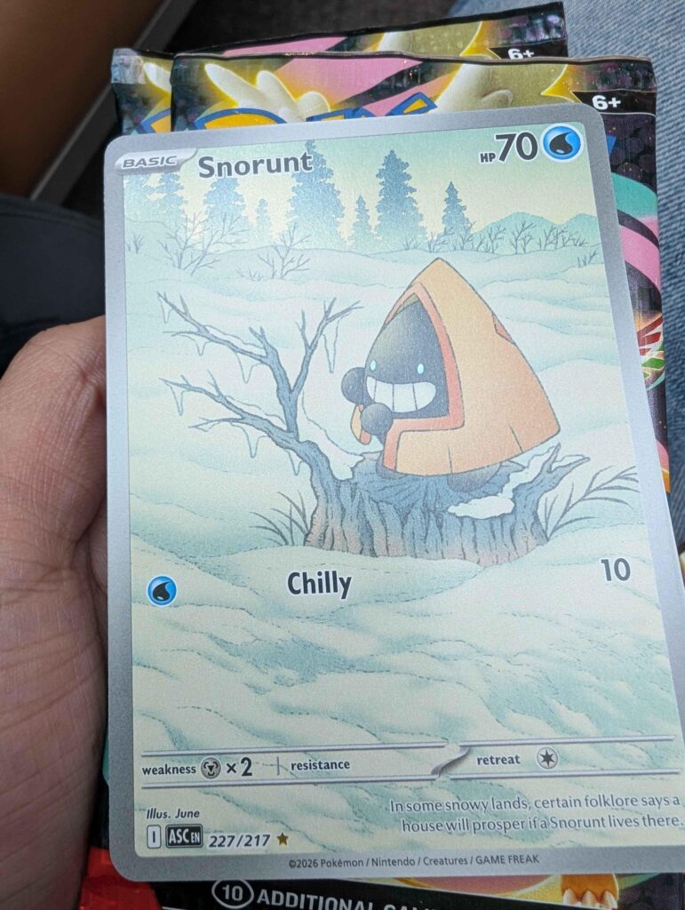 Missing IR holo on Ascended Heroes IR pull