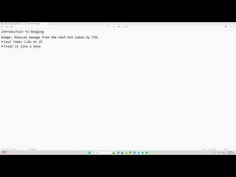 Video Tutorials on PVE Fundamentals #5, 6, 8 (dodging, portioning, tick system)