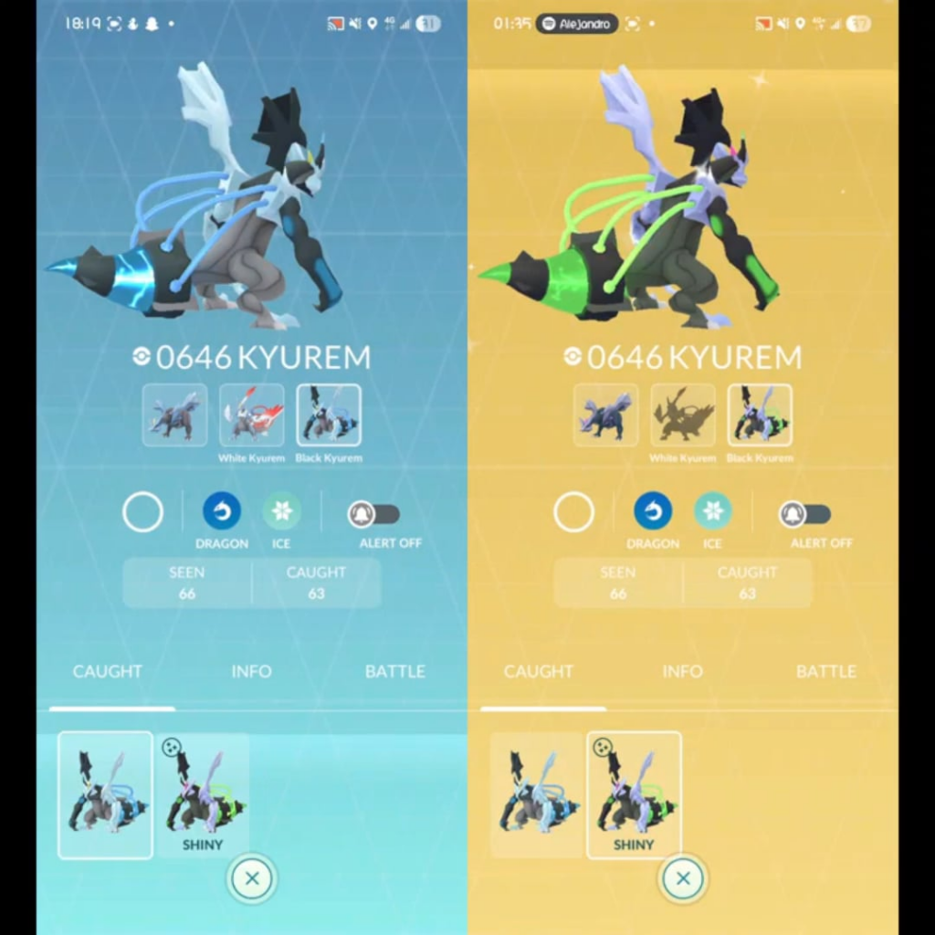 Notice the visual difference between the two!