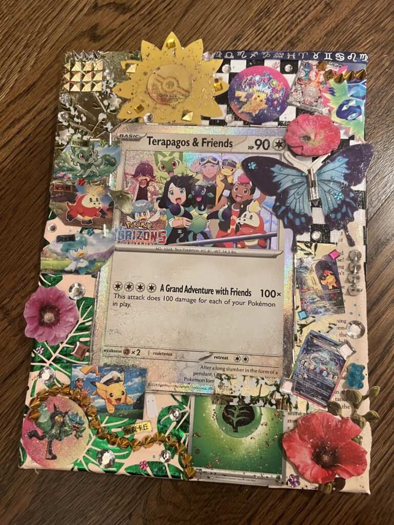 I turned my favourite big Pokémon card into a collage!