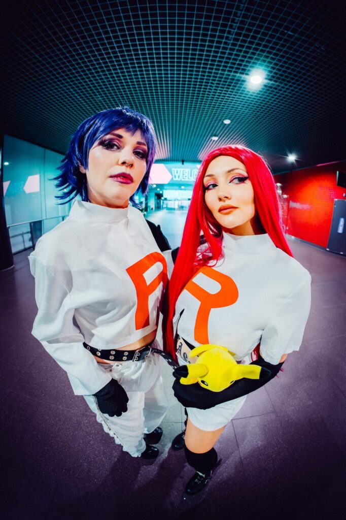 (OC) Our first Pokémon Cosplay went down last weekend...prepare for trouble!