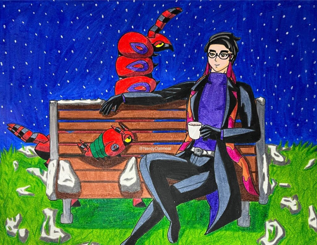 Winter Collab - Corbeau, Venipede, and Scolipede