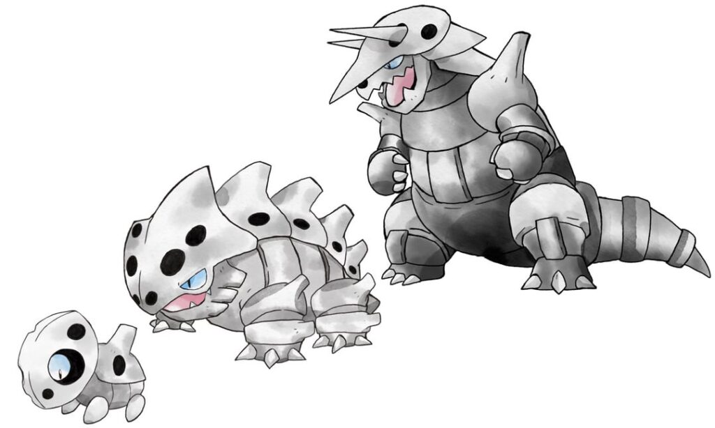 [OC] Aron line Gen 1 Sugimori style